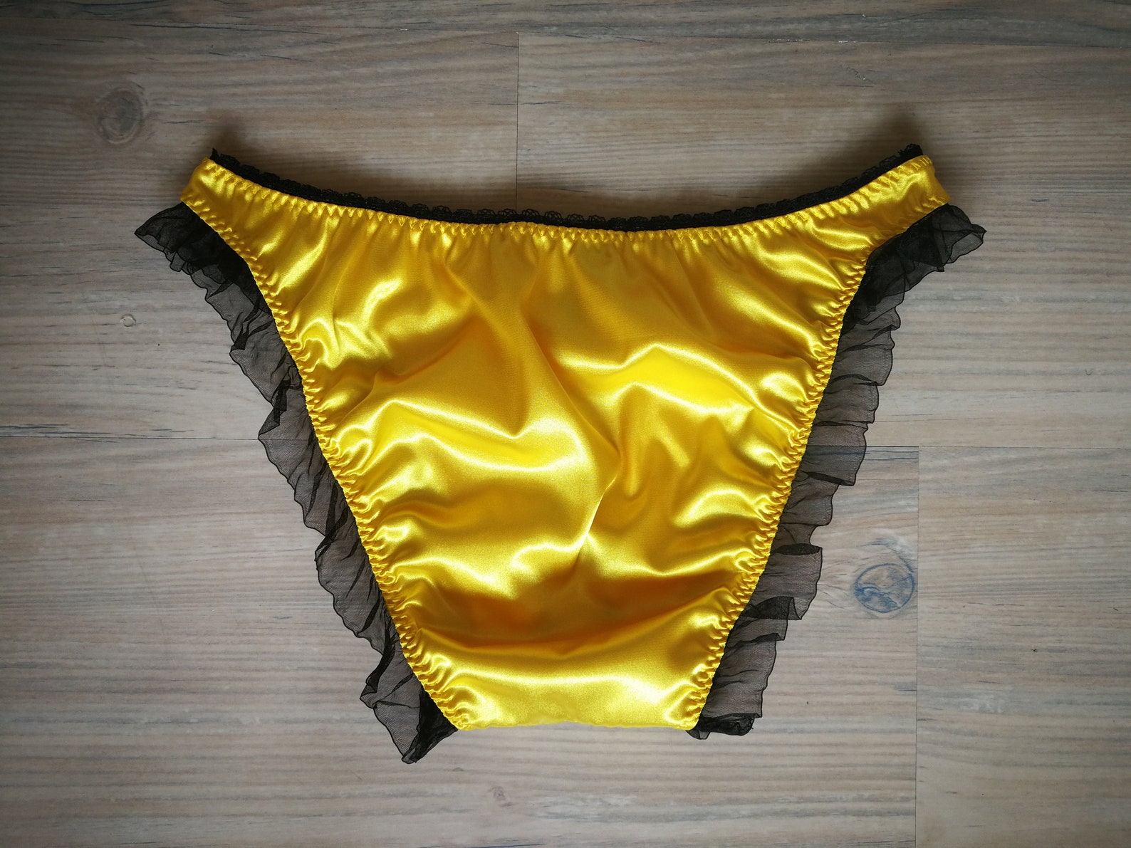 Satin Panties Yellow Panties DDLG Adult Baby Diaper Lovers Etsy