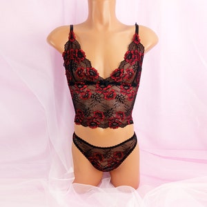 Transgender Lingerie Set, Trans Bra, Trans Lace Lingerie, Transgender Underwear, Transgender Mtf Panties, Trans Panty, Trans Man Lingerie,