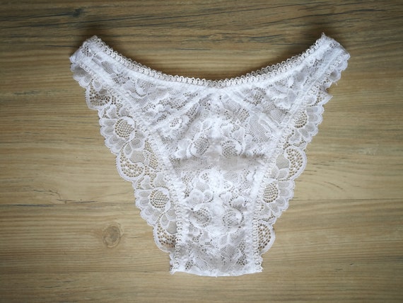 Mutandine di pizzo bianche best sale