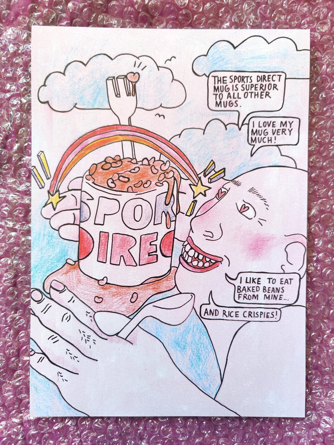 My Sports Direct Mug A4 Print Etsy