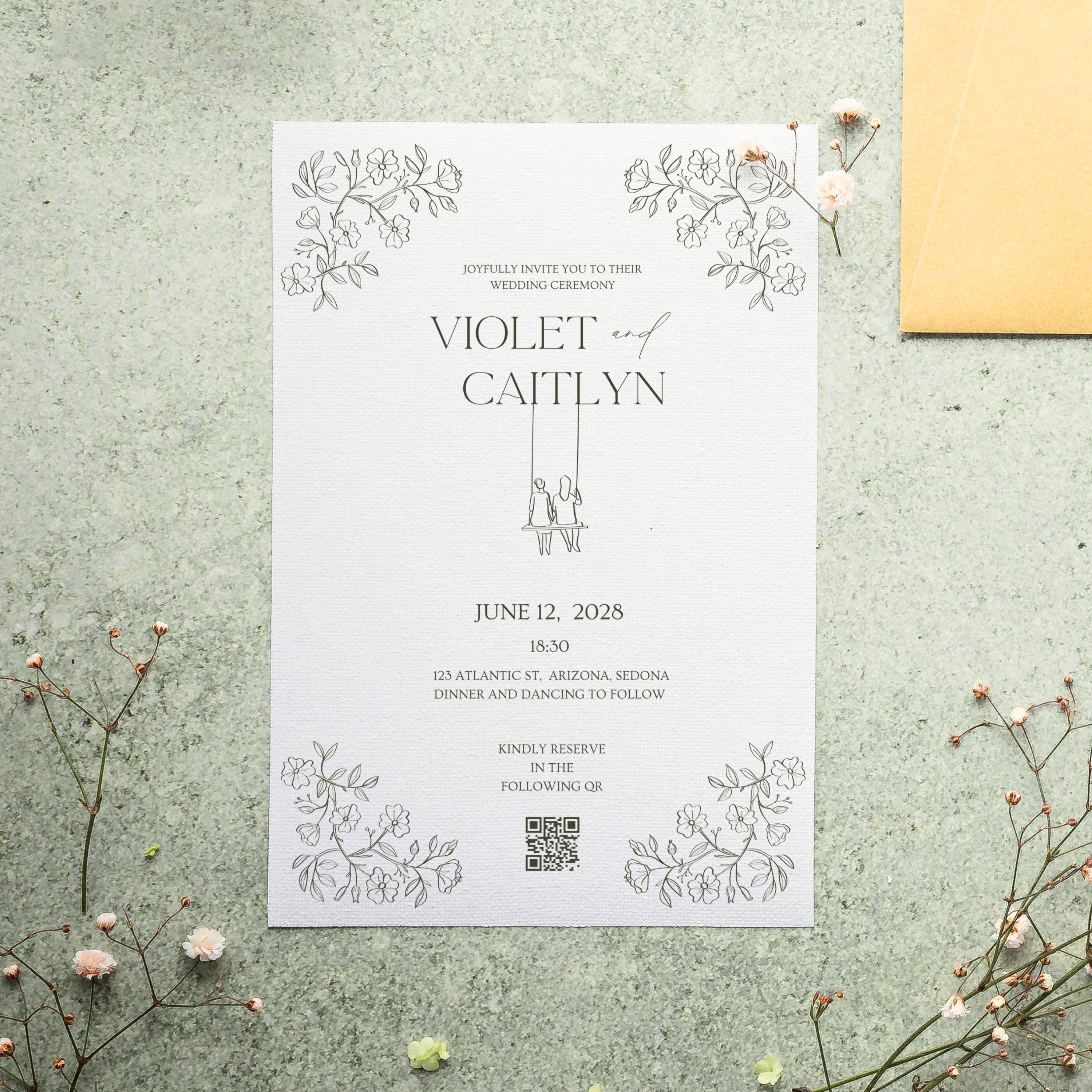 Wedding SVG Bundle Hand Drawn Line Art Icons Wed Svg Bundle Wedding Svg ...