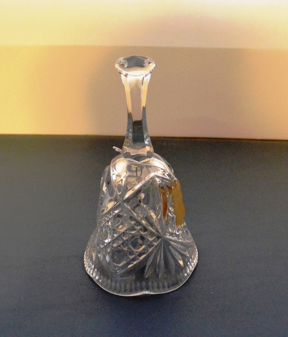 Vintage Echt Bleikristall 24% Pbo Lead Crystal Bell Handcut