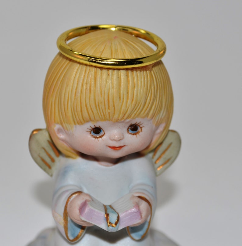 Enesco Hallmark Ruth Morehead Little Miracles Praying Angel First Communion Figurine Rare image 2