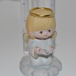 Enesco Hallmark Ruth Morehead Little Miracles Praying Angel First Communion Figurine Rare image 7