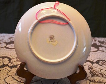 Vintage Lefton China Hand Painted Lavendar Blue With White Rose