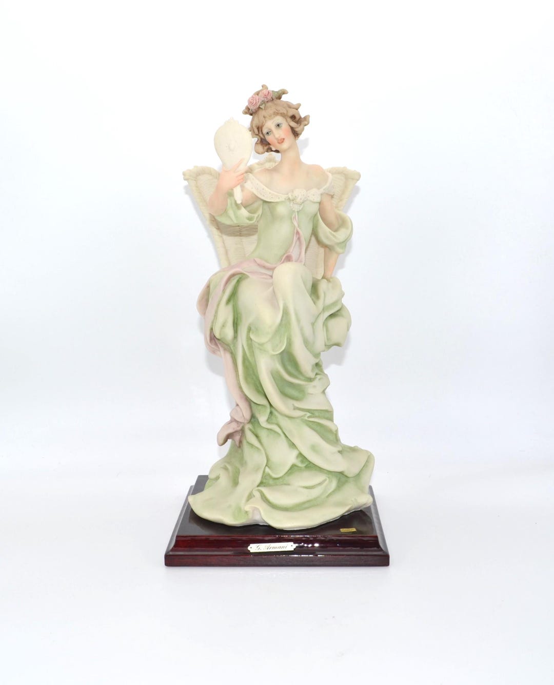 Florence Giuseppe Armani 王冠刻印 金プレート90年代製 Giuseppe Armani Capodimonte Florence 1987 Figurine Sculpture