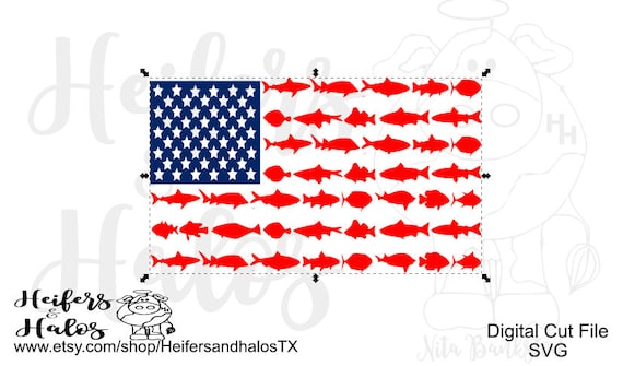 Download Shark and fish flag svg cut file for cricut and silhouette