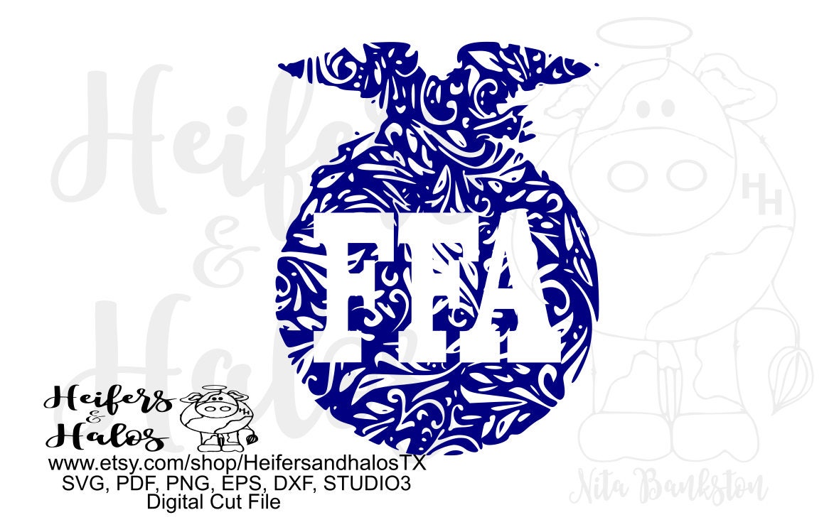 Download FFA swirl emblem digital design svg pdf png eps dxf | Etsy