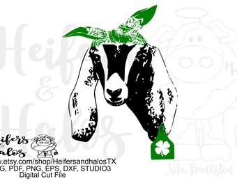Download Simple cut cow with bandana digital file sublimation