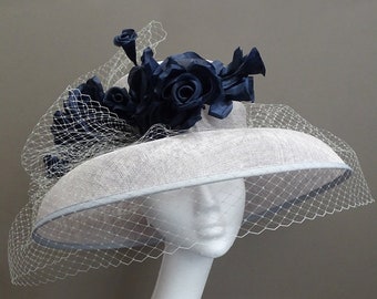 Grey Wedding Hat - Etsy UK