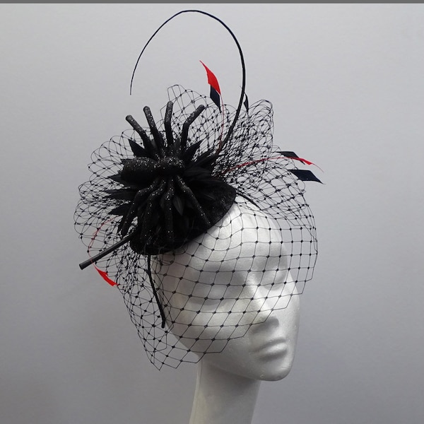 Spinne Web Effekt Fascinator perfekte kostümaccessoire für eine gruselige Halloween-party