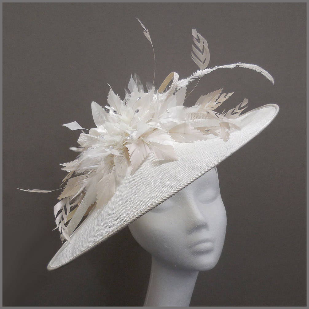Race Day Wedding Hat White Hatinator 