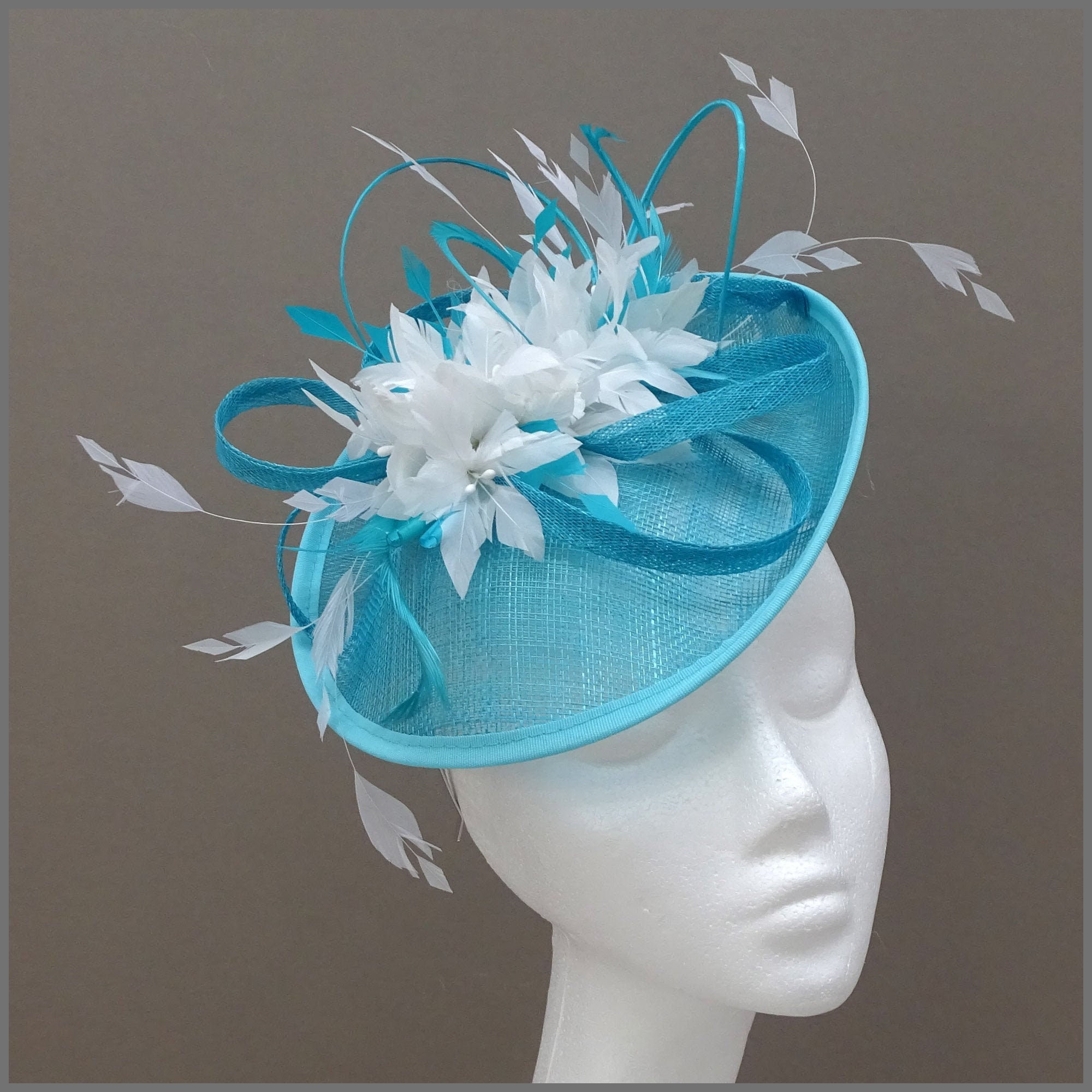 Flower Hatinator Mini Disc Fascinator 