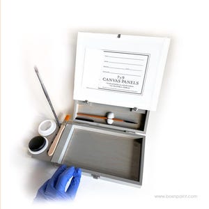 Compact Plein Air Kit: box N paint POCKET System - Artist Easel