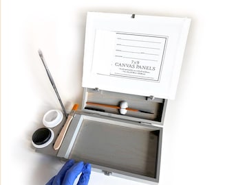 Compact Plein Air Kit: box N paint POCKET System - Artist Easel