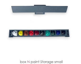 Box N Paint - STORAGE small. Fresh paint storage ready to paint anytime. Plein air artist tool. Artist gift. Paint saver for oil painters!