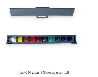 Box N Paint - Small. Fresh paint storage ready to paint anytime. Plein air artist tool. Artist gift. Paint saver for oil painters!