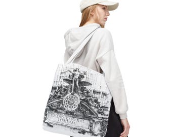 Grand Central Terminal Tote Bag: Hand-Drawn NY Travel Illustration