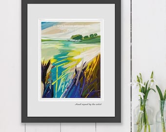 Nantucket Harbor Art Print: New England Coastal Painting