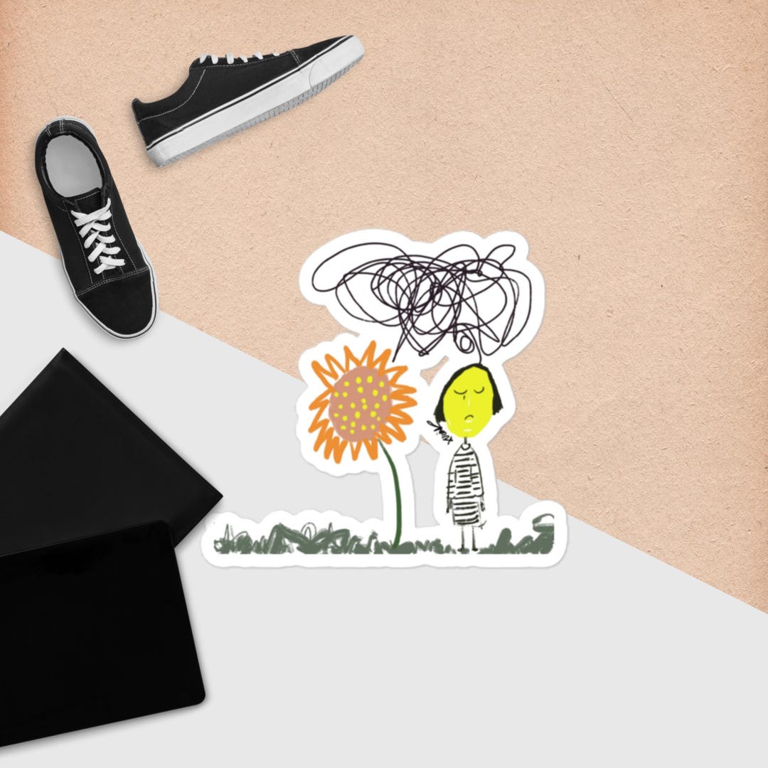 Overthinking Sticker for Laptop, Journal & Water Bottle - Etsy