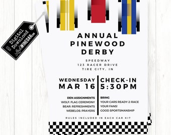 Pinewood Derby Car Etsy
