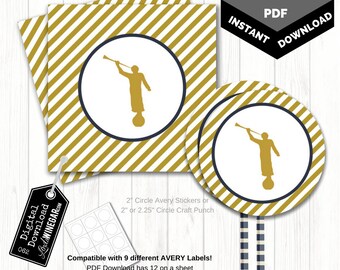 DIGITAL Temple &amp; Priesthood Preparation Cupcake Topper LDS | Etsy