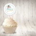 Relief Society Cupcake Topper Floral Printable 12 Avery Stickers ...