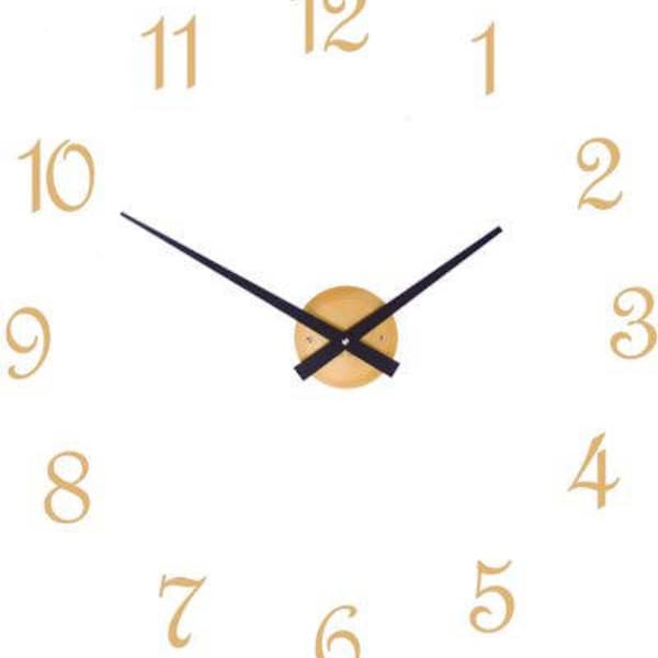 Roco Verre Gold Gloss Luna Hand Clock