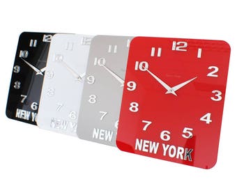 Roco Verre Acrylic Gloss Timezone World Wall Clock