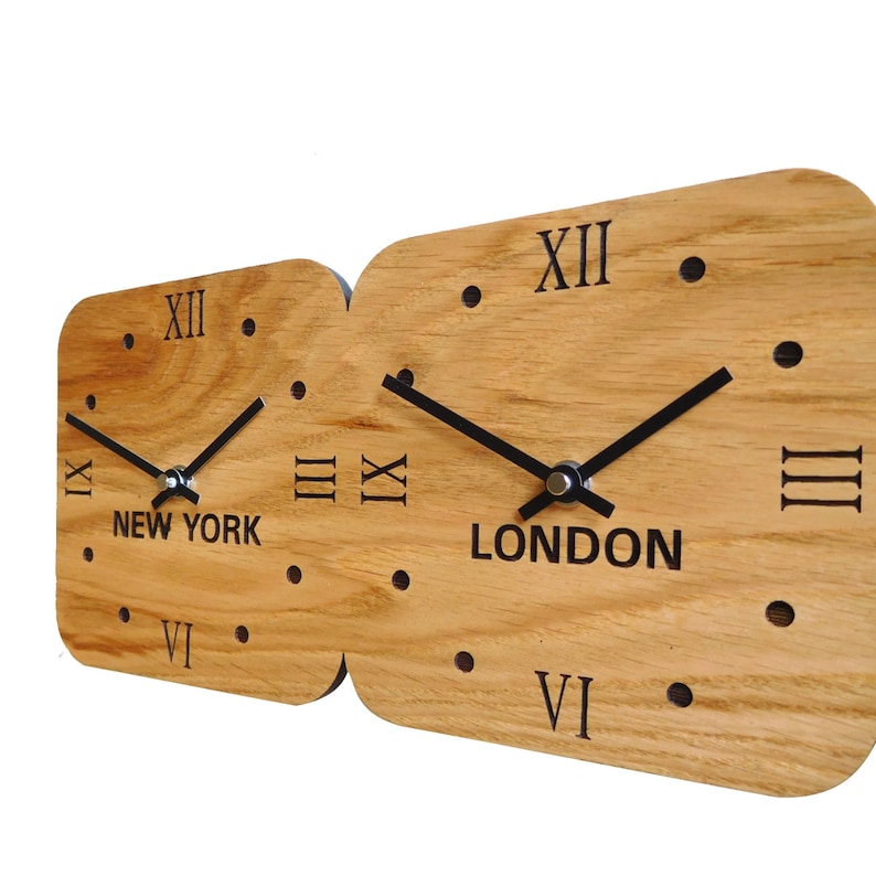 Wooden time. @Wood_time26. Roco verre Bevelled настенные часы.
