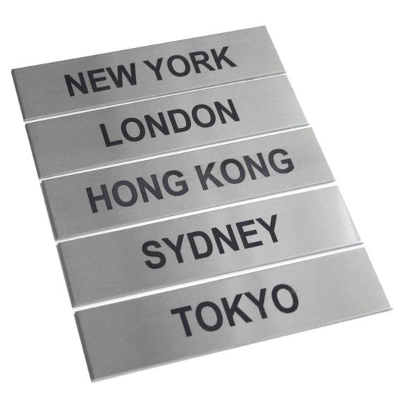 Stainless Steel Signs Clock