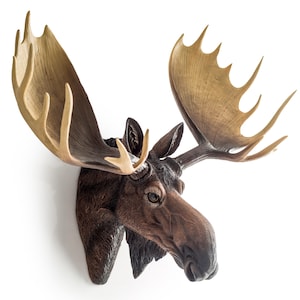 Large Moose Wall Head