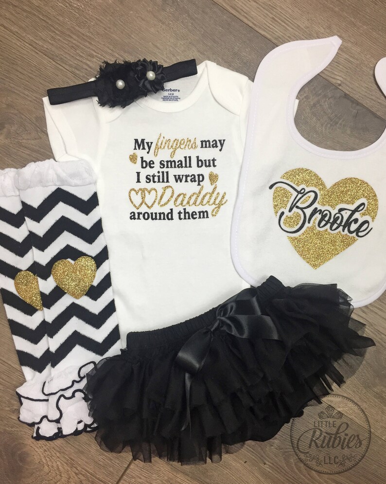 Father's Day Outfit for Baby Girl Daddy's Little Girl Etsy