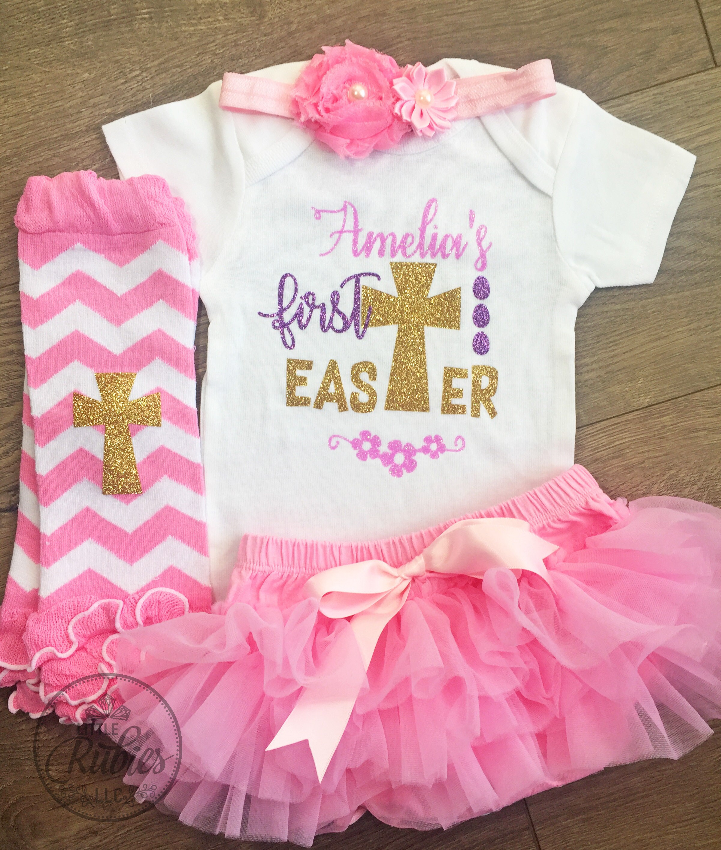 baby girl first easter outfit