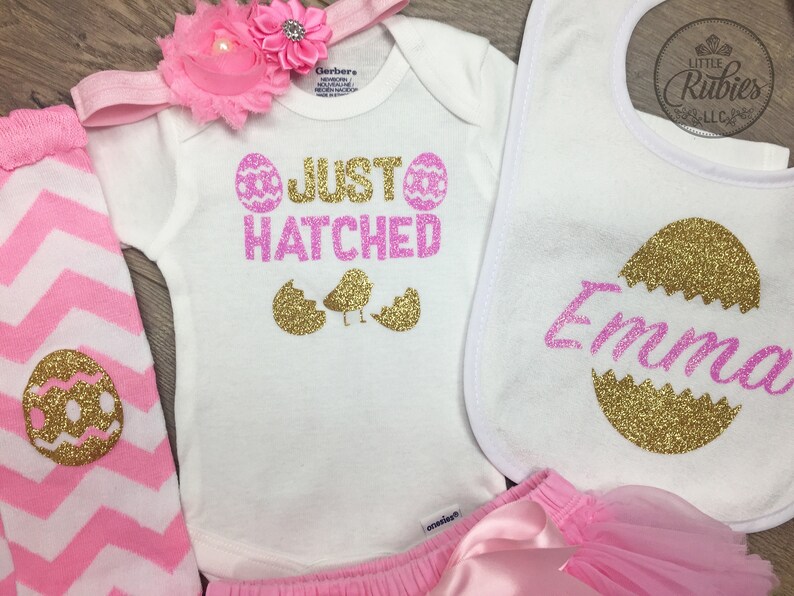 Easter outfit baby girl Easter Egg Hunt outfit for baby girl I Hunt like a girl onesie Egg hunt dress Easter dress baby girl easter outfit