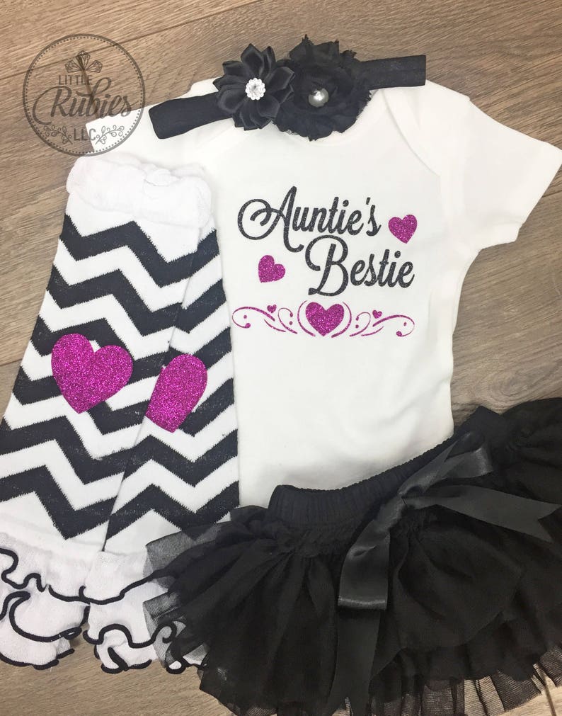 aunties bestie baby outfit