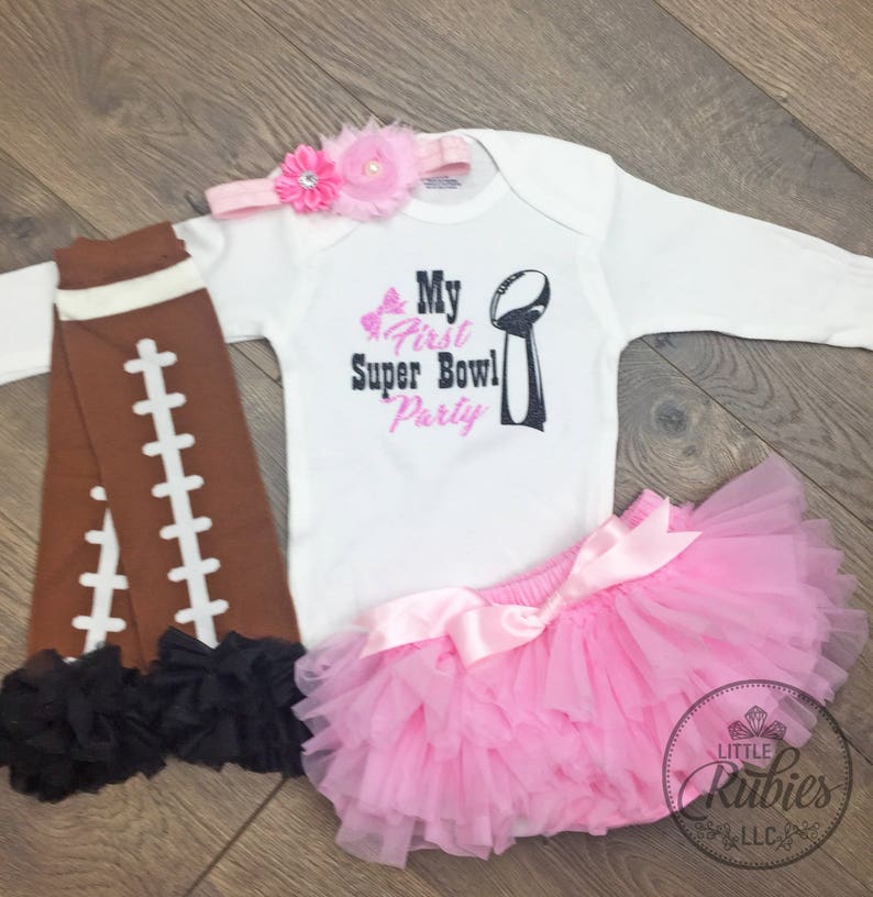 My First Super Bowl outfit baby girl super bowl outfit Super Etsy