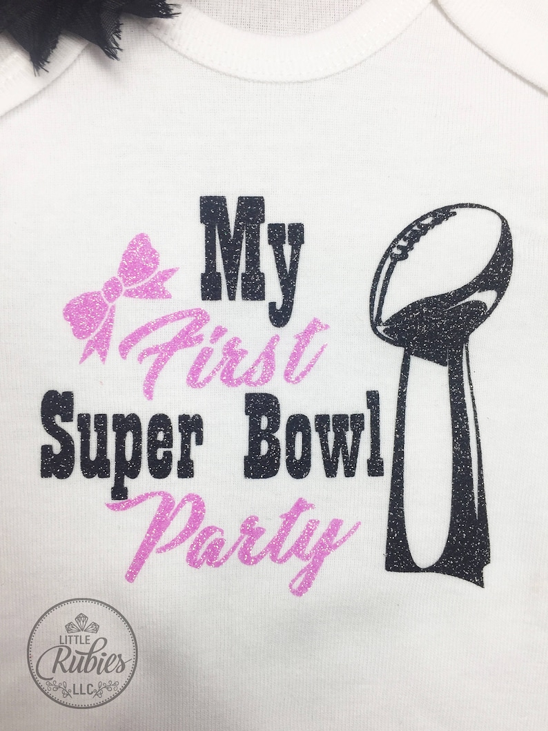 Baby Girl Super Bowl outfit My first super bowl party outfit Etsy