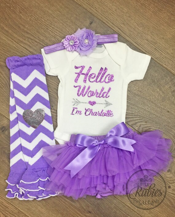 welcome to the world newborn outfit