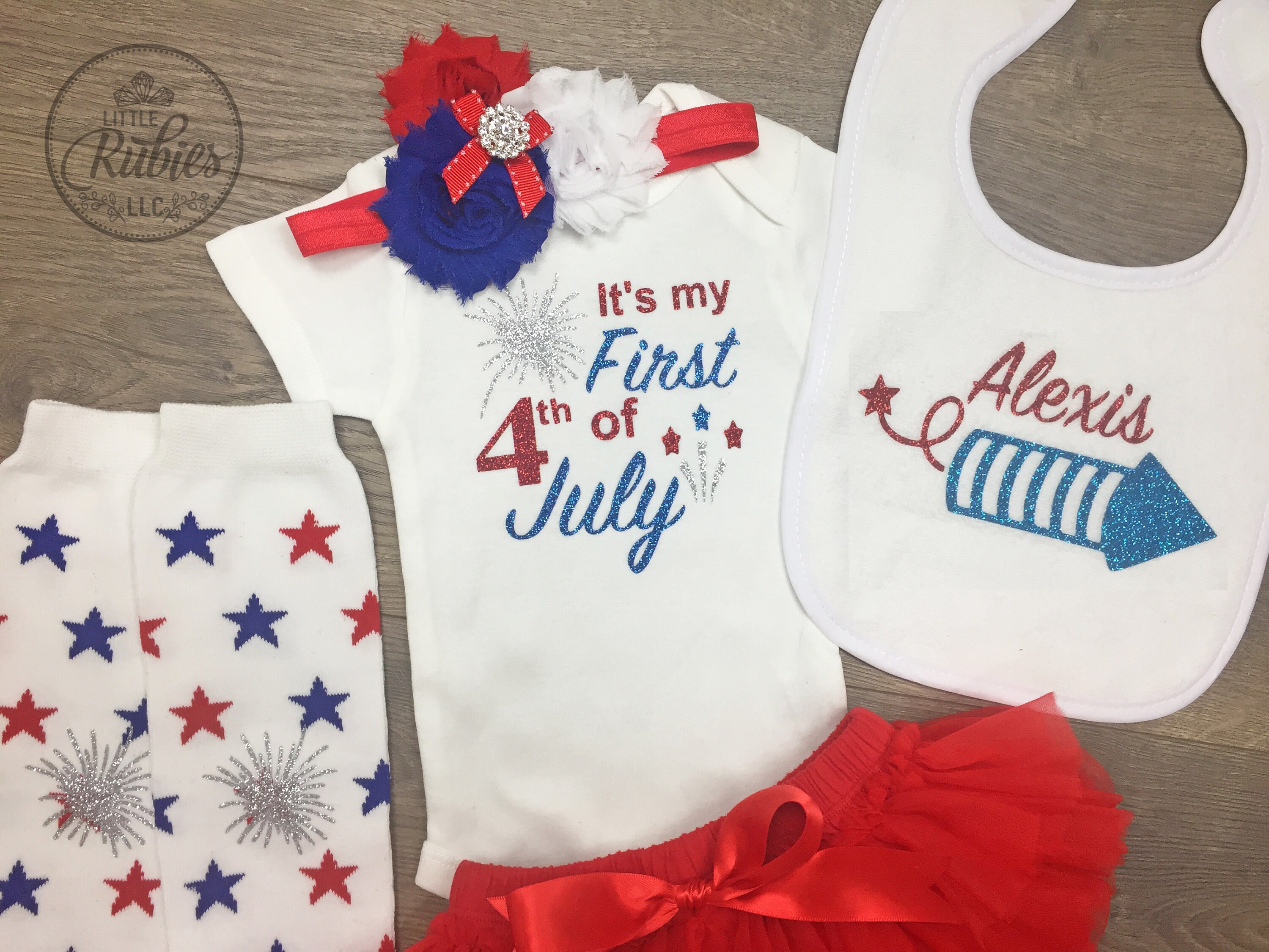 my first fourth of july baby girl