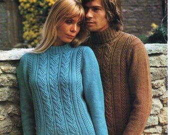 Men's Cable Sweaters - Etsy UK