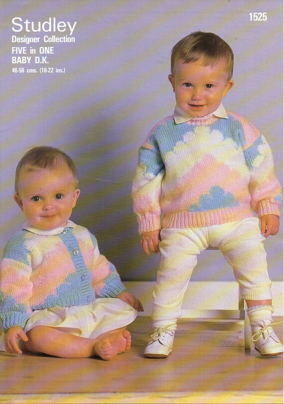 Original Baby Cardigan Sweater KNITTING 