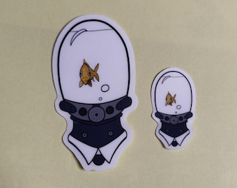 The Umbrella Academy A.J. Carmichael AJ Fish Clear Sticker
