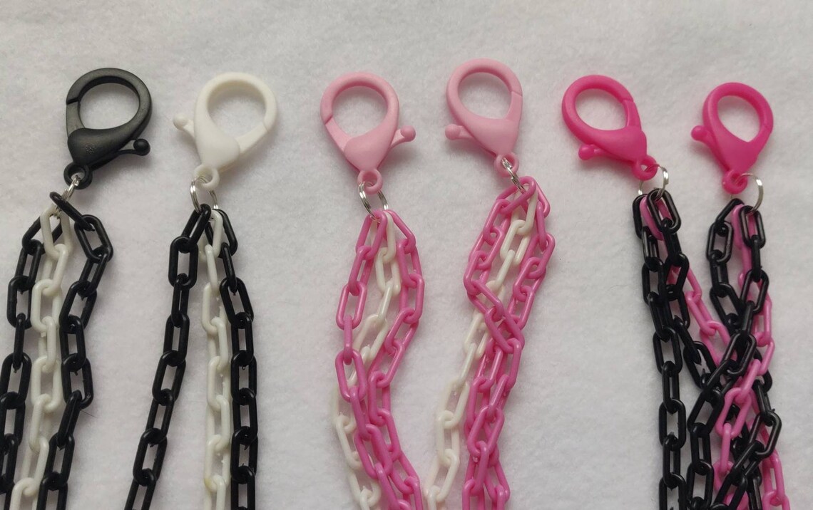 Triple Layer Plastic Colorful Chains - Etsy