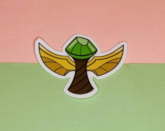 Green Ward League of Legends Sticker Holographic Options