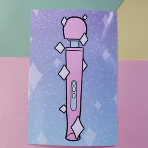 Back Massager 4 by 6 Print