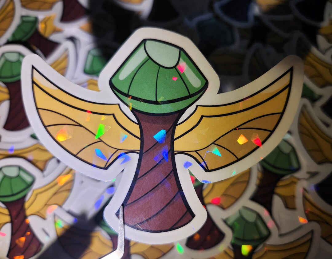 Ward Map Sticker Holographic Green Ward League of Legends Sticker - Etsy