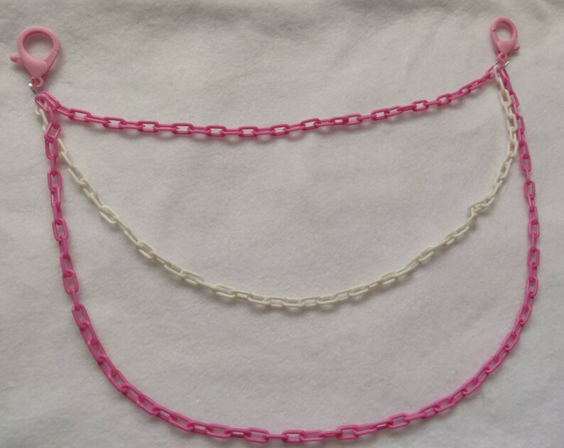 Triple Layer Plastic Colorful Chains - Etsy