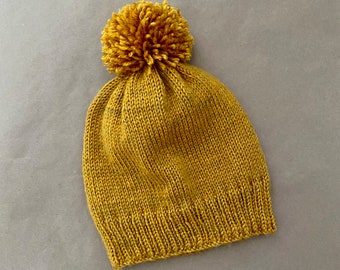 Winter Hat with Pom-Pom