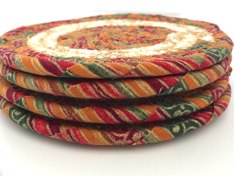 Coasters kitchen coaster sets drink coasters fabric Etsy